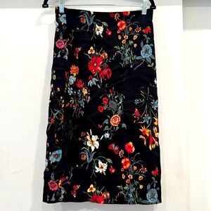 Rebecca Taylor Floral Pencil Skirt